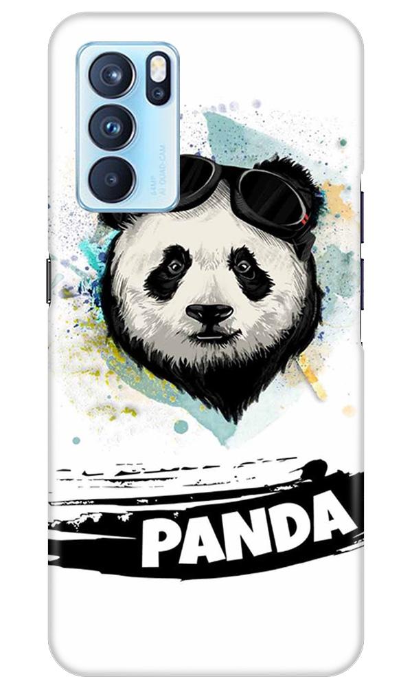 Panda Mobile Back Case for Oppo Reno6 Pro 5G (Design - 319)