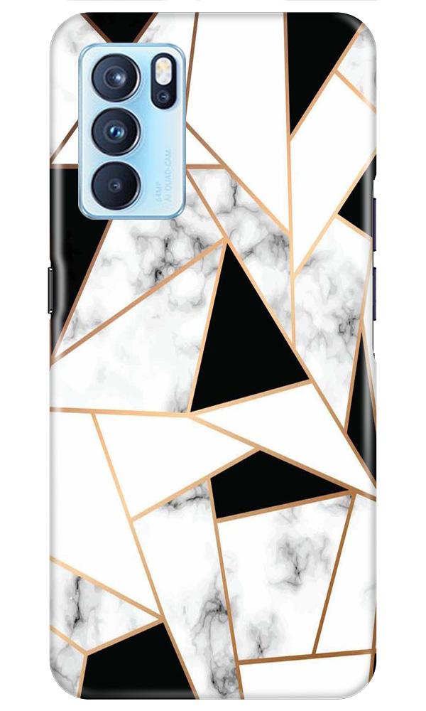 Marble Texture Mobile Back Case for Oppo Reno6 5G (Design - 322)