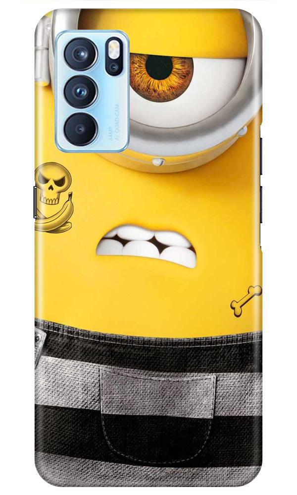 Minion Mobile Back Case for Oppo Reno6 Pro 5G (Design - 324)