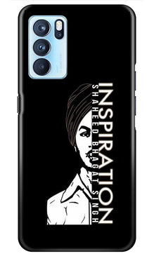 Bhagat Singh Mobile Back Case for Oppo Reno6 5G (Design - 329)