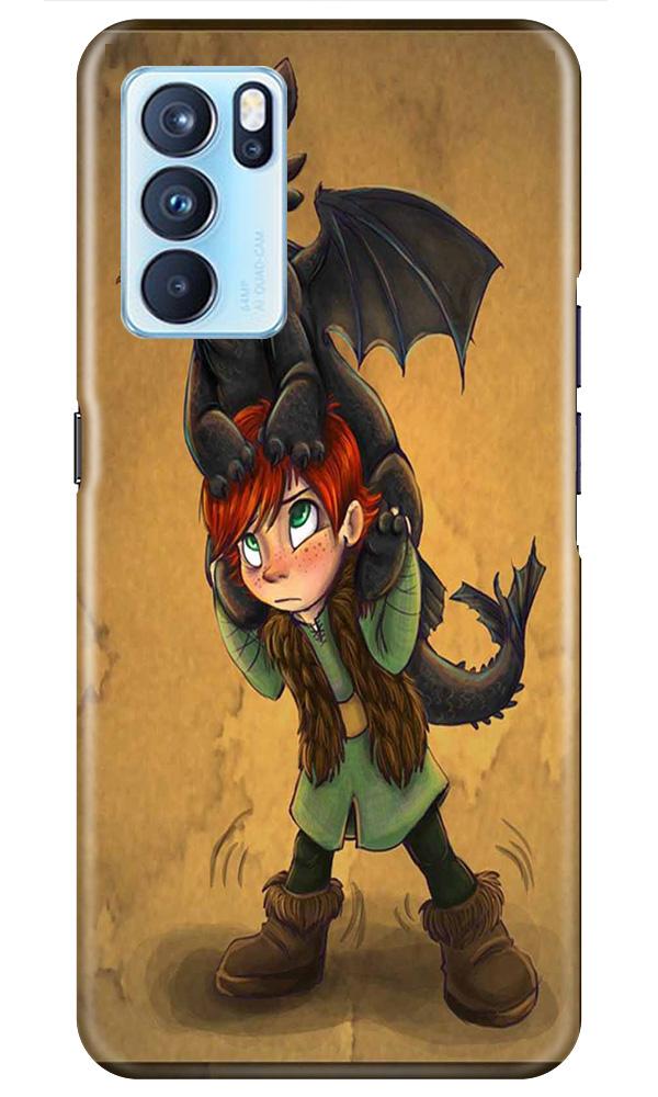 Dragon Mobile Back Case for Oppo Reno6 5G (Design - 336)