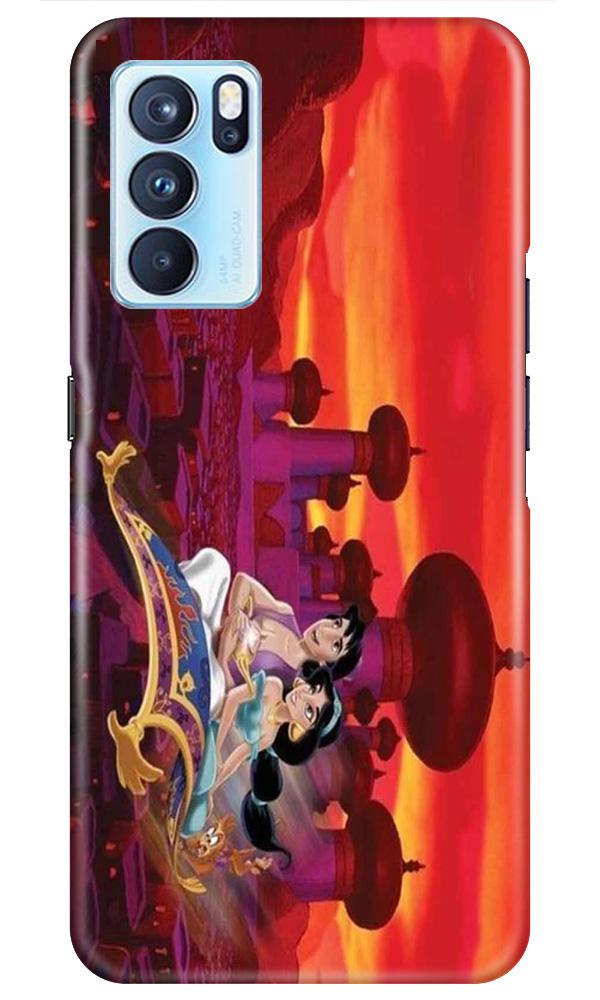 Aladdin Mobile Back Case for Oppo Reno6 5G (Design - 345)