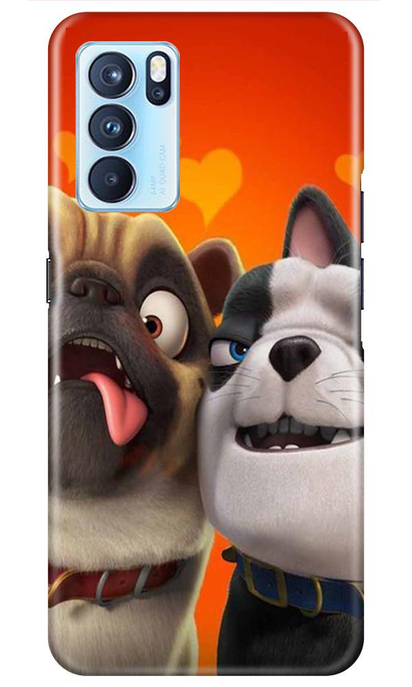 Dog Puppy Mobile Back Case for Oppo Reno6 Pro 5G (Design - 350)