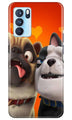 Dog Puppy Mobile Back Case for Oppo Reno6 5G (Design - 350)