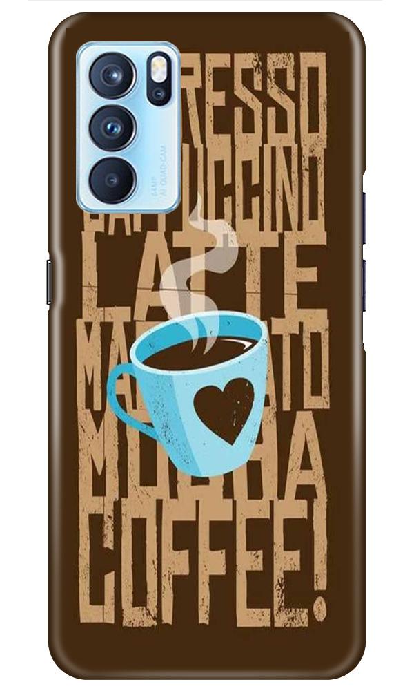 Love Coffee Mobile Back Case for Oppo Reno6 Pro 5G (Design - 351)