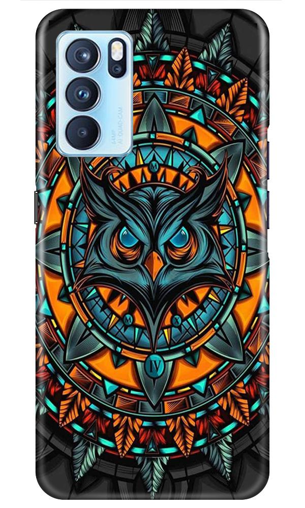 Owl Mobile Back Case for Oppo Reno6 Pro 5G (Design - 360)
