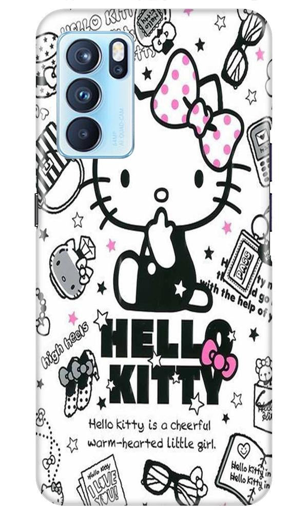 Hello Kitty Mobile Back Case for Oppo Reno6 5G (Design - 361)