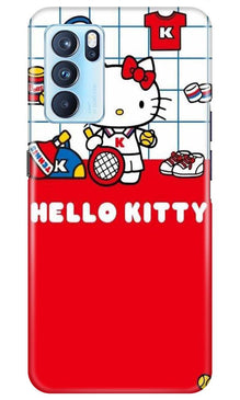 Hello Kitty Mobile Back Case for Oppo Reno6 Pro 5G (Design - 363)