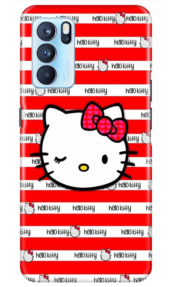 Hello Kitty Mobile Back Case for Oppo Reno6 Pro 5G (Design - 364)