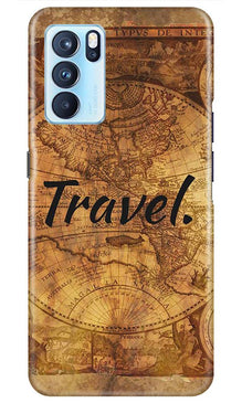 Travel Mobile Back Case for Oppo Reno6 Pro 5G (Design - 375)