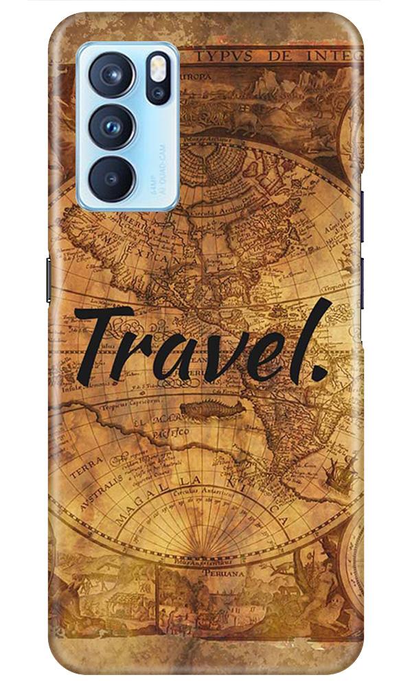 Travel Mobile Back Case for Oppo Reno6 5G (Design - 375)