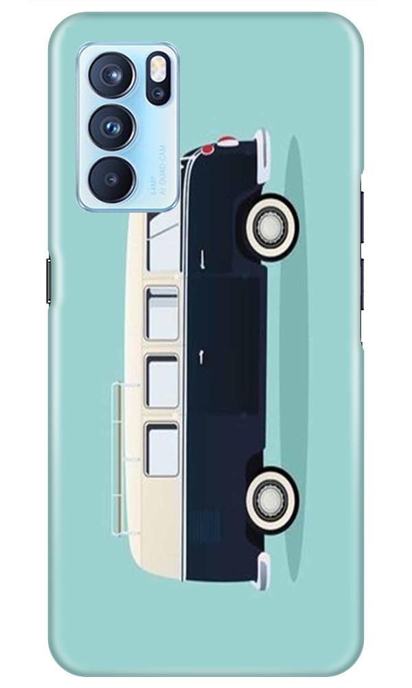 Travel Bus Mobile Back Case for Oppo Reno6 5G (Design - 379)