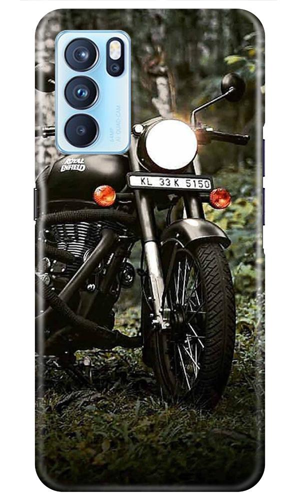 Royal Enfield Mobile Back Case for Oppo Reno6 Pro 5G (Design - 384)