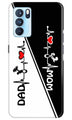 Love Mom Dad Mobile Back Case for Oppo Reno6 5G (Design - 385)