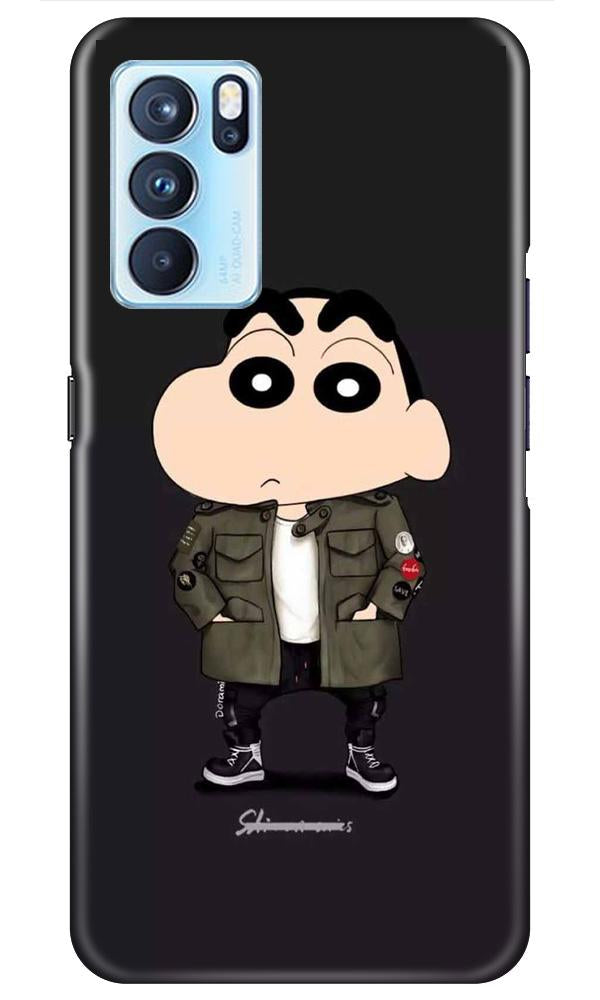 Shin Chan Mobile Back Case for Oppo Reno6 5G (Design - 391)