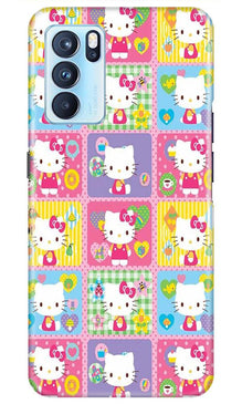 Kitty Mobile Back Case for Oppo Reno6 5G (Design - 400)