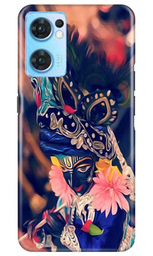 Lord Krishna Mobile Back Case for Oppo Reno7 5G (Design - 16)