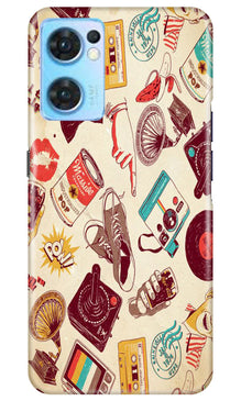 Vintage Mobile Back Case for Oppo Reno7 5G (Design - 35)