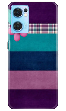 Purple Blue Mobile Back Case for Oppo Reno7 5G (Design - 37)