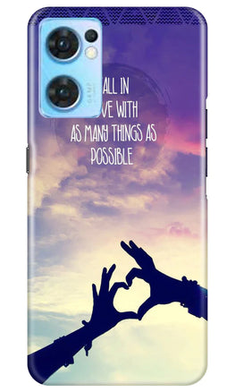 Fall in love Case for Oppo Reno7 5G
