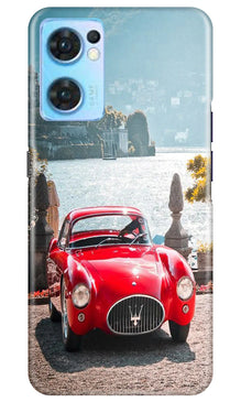 Vintage Car Mobile Back Case for Oppo Reno7 5G (Design - 51)