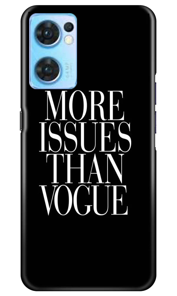 More Issues than Vague Case for Oppo Reno7 5G