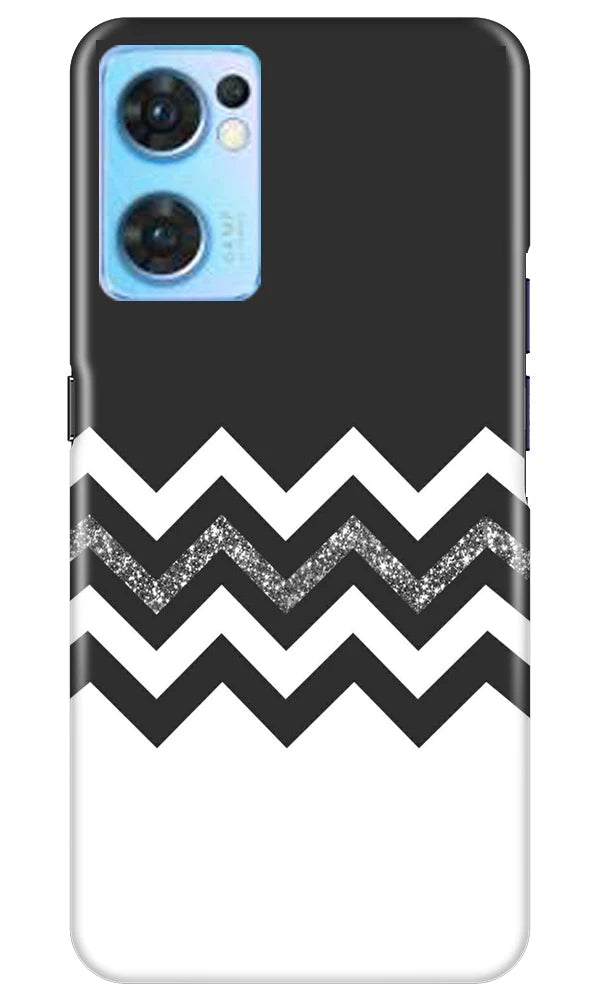 Black white Pattern2Case for Oppo Reno7 5G