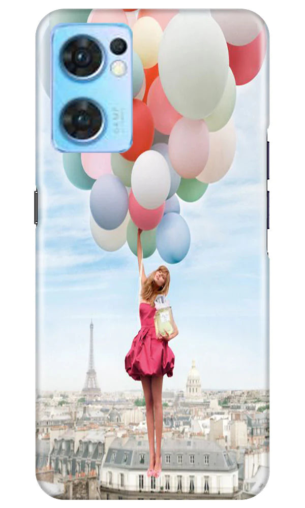 Girl with Baloon Case for Oppo Reno7 5G