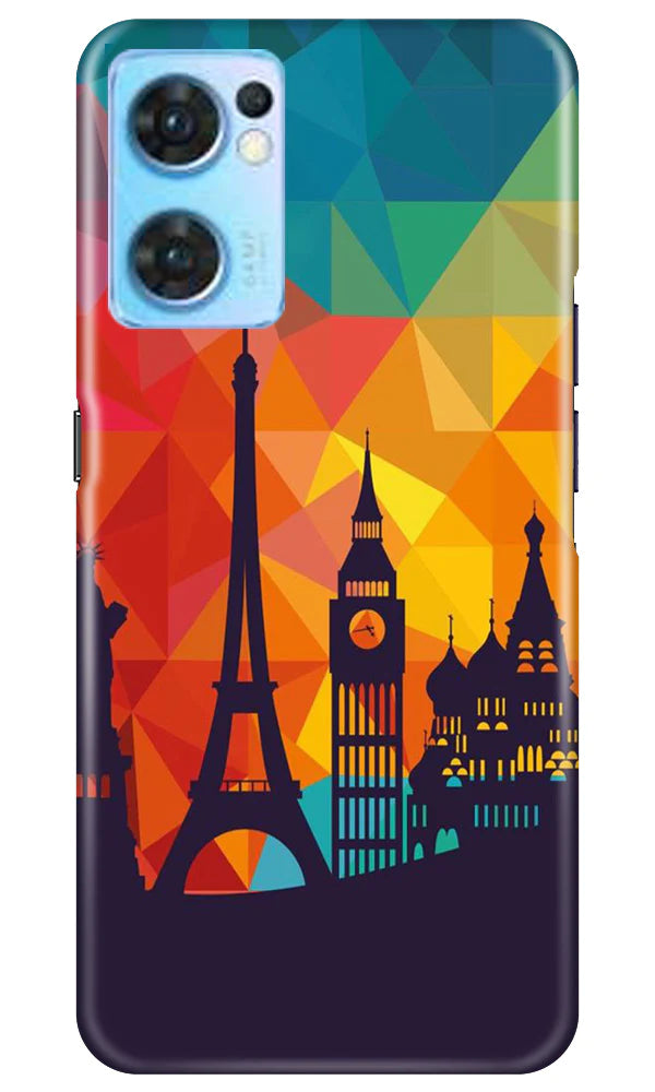 Eiffel Tower2 Case for Oppo Reno7 5G