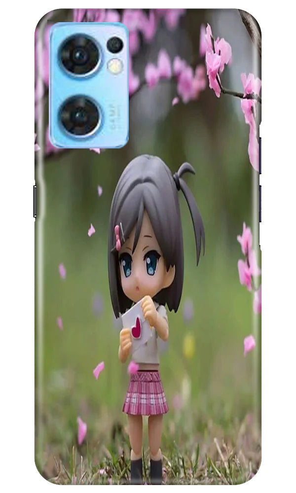 Cute Girl Case for Oppo Reno7 5G