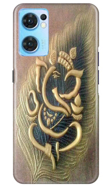 Lord Ganesha Mobile Back Case for Oppo Reno7 5G (Design - 100)