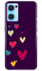 Purple Background Case for Oppo Reno7 5G  (Design - 107)