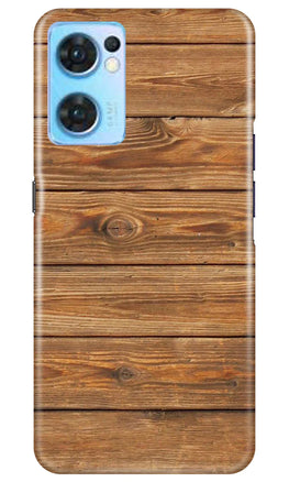 Wooden Look Case for Oppo Reno7 5G(Design - 113)