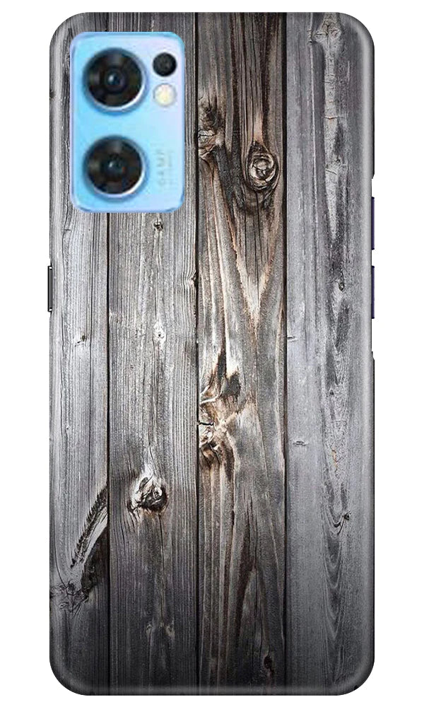 Wooden Look Case for Oppo Reno7 5G  (Design - 114)