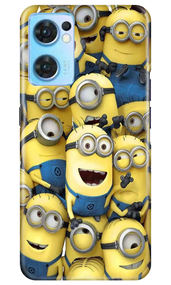 Minions Case for Oppo Reno7 5G  (Design - 127)