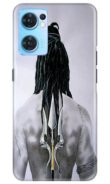 Lord Shiva Mobile Back Case for Oppo Reno7 5G  (Design - 135)