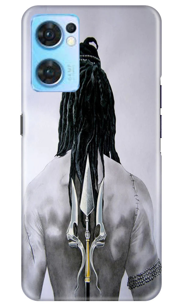 Lord Shiva Case for Oppo Reno7 5G  (Design - 135)