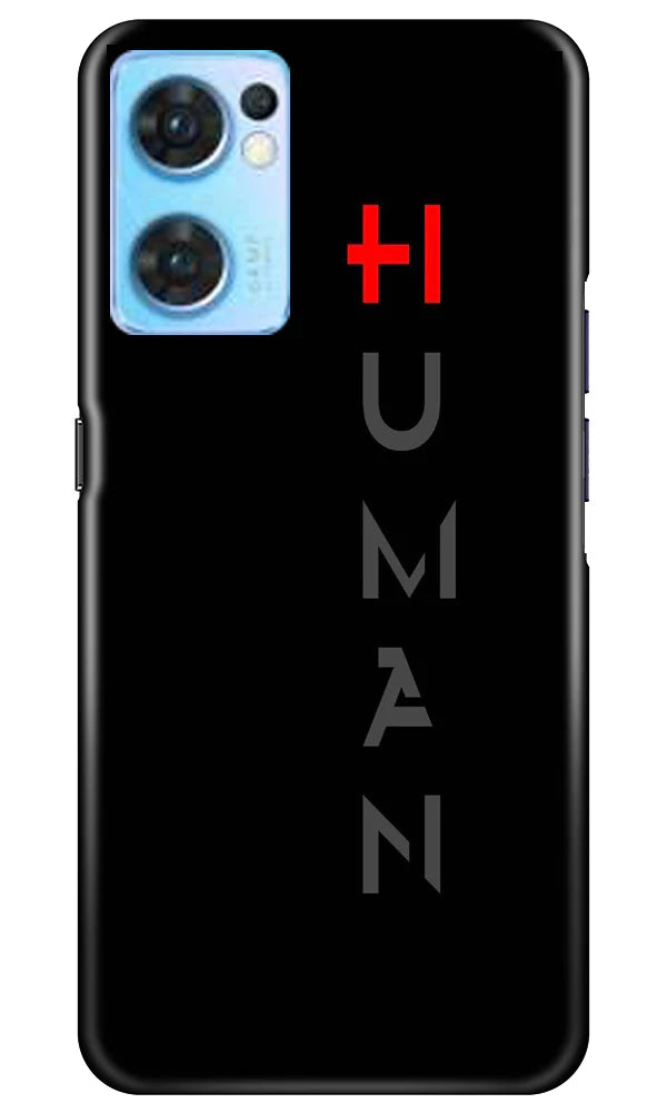 Human Case for Oppo Reno7 5G  (Design - 141)