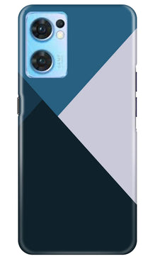 Blue Shades Mobile Back Case for Oppo Reno7 5G (Design - 157)