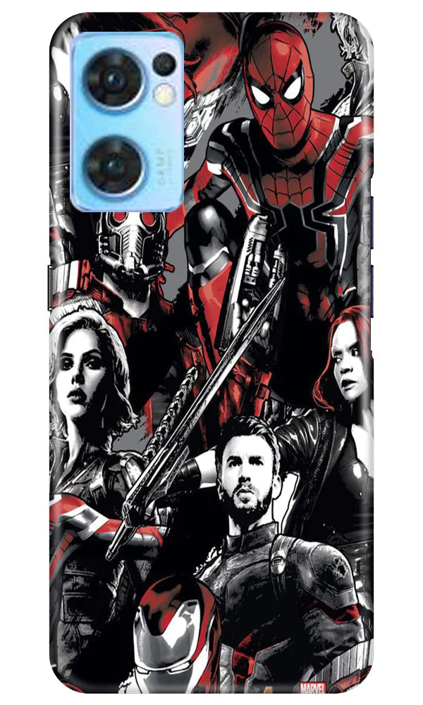 Avengers Case for Oppo Reno7 5G (Design - 159)