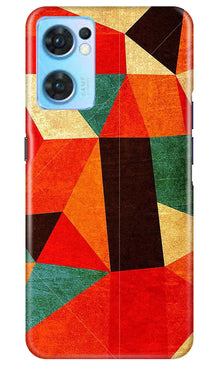 Modern Art Mobile Back Case for Oppo Reno7 5G (Design - 172)