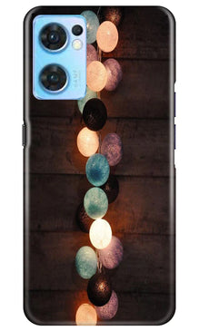Party Lights Mobile Back Case for Oppo Reno7 5G (Design - 178)