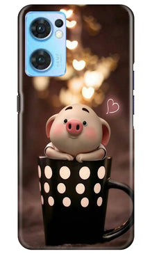 Cute Bunny Mobile Back Case for Oppo Reno7 5G (Design - 182)