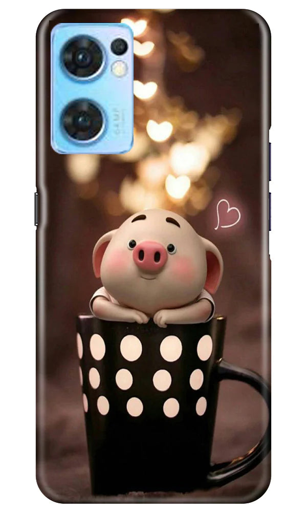 Cute Bunny Case for Oppo Reno7 5G (Design No. 182)