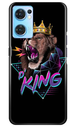Lion King Case for Oppo Reno7 5G (Design No. 188)
