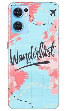 Wonderlust Travel Case for Oppo Reno7 5G (Design No. 192)