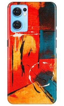 Modern Art Mobile Back Case for Oppo Reno7 5G (Design - 208)