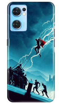 Thor Avengers Mobile Back Case for Oppo Reno7 5G (Design - 212)