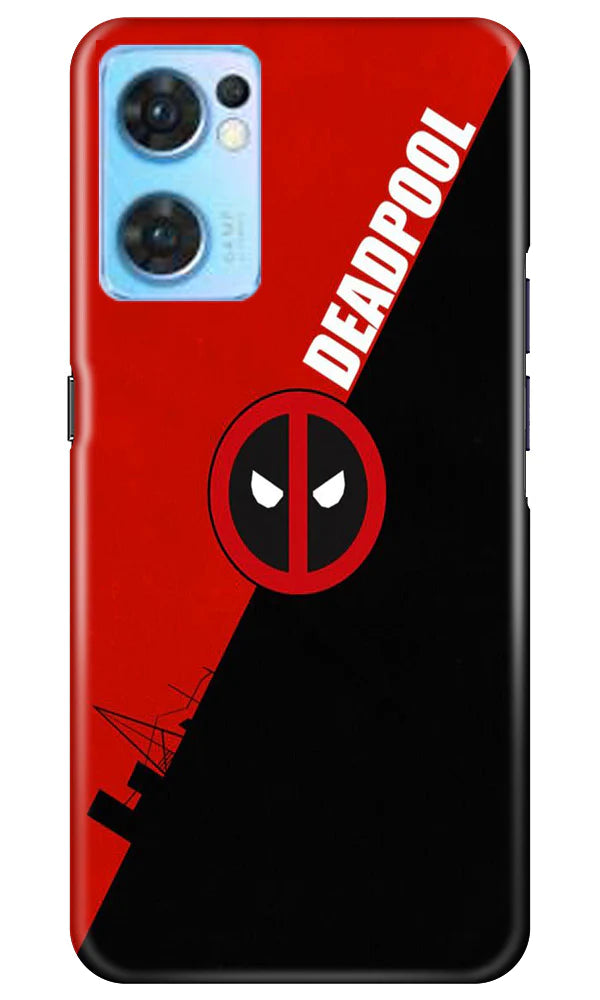 Deadpool Case for Oppo Reno7 5G (Design No. 217)