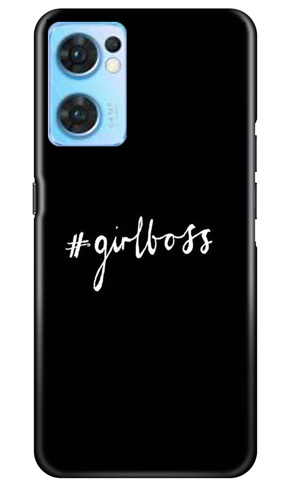 #GirlBoss Case for Oppo Reno7 5G (Design No. 235)